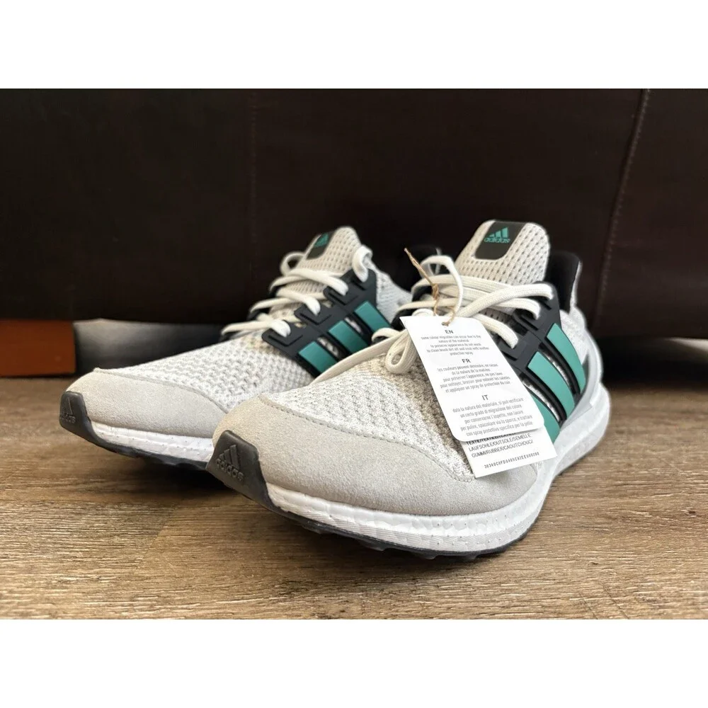 Adidas Ultraboost 1.0 Running Shoe White Teal Men’s Sz 14 JQ0823